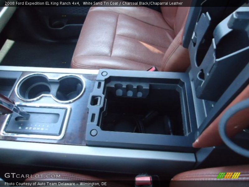 White Sand Tri Coat / Charcoal Black/Chaparral Leather 2008 Ford Expedition EL King Ranch 4x4