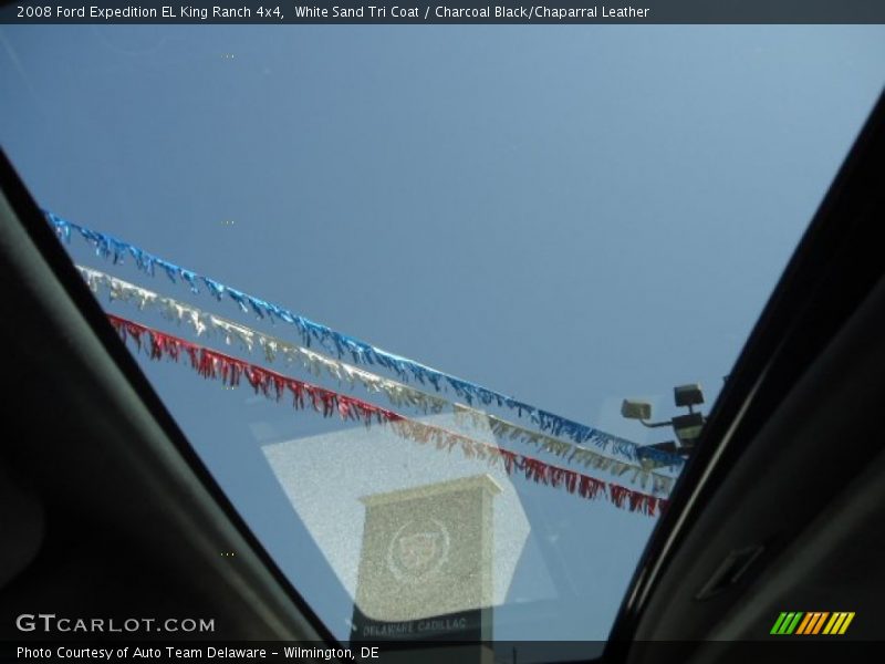 White Sand Tri Coat / Charcoal Black/Chaparral Leather 2008 Ford Expedition EL King Ranch 4x4