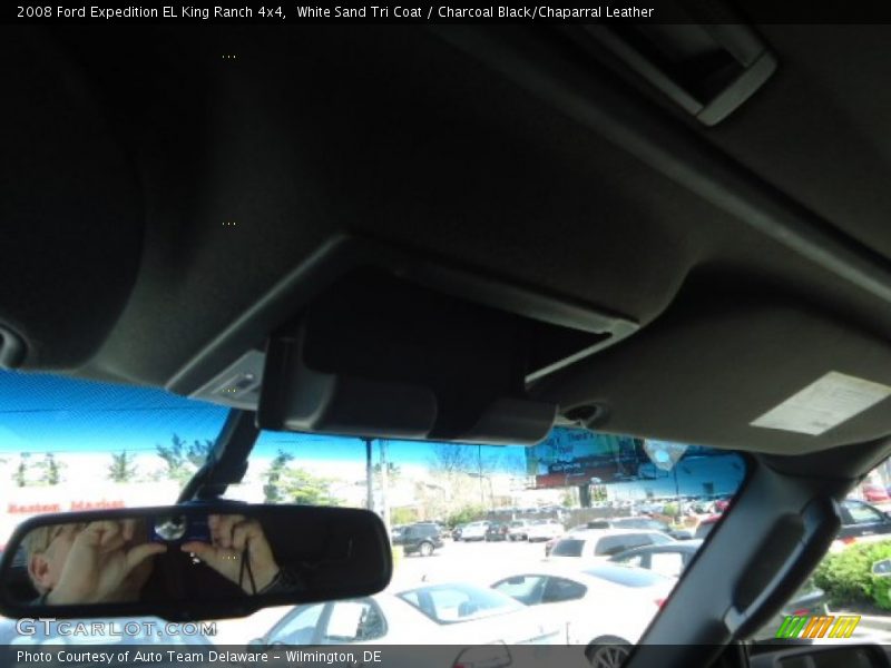 White Sand Tri Coat / Charcoal Black/Chaparral Leather 2008 Ford Expedition EL King Ranch 4x4