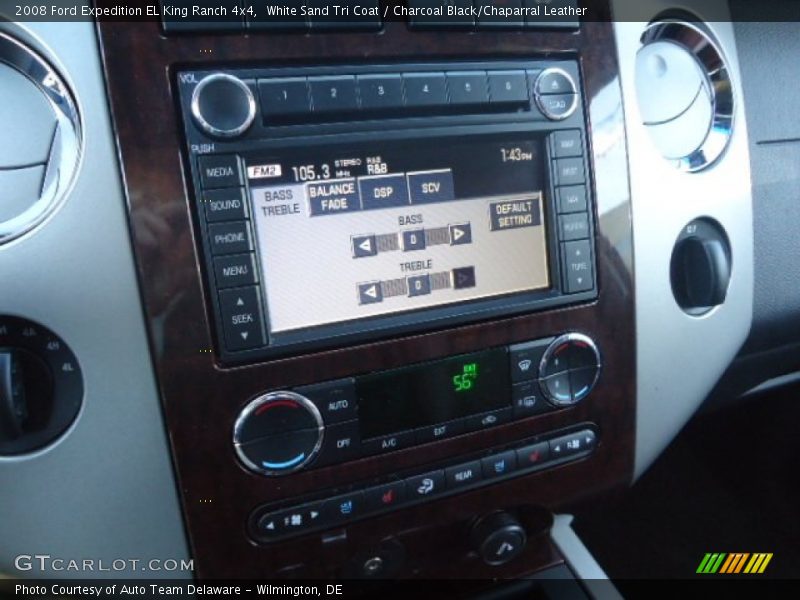 White Sand Tri Coat / Charcoal Black/Chaparral Leather 2008 Ford Expedition EL King Ranch 4x4