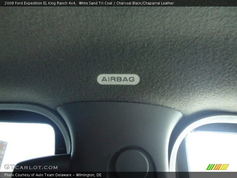 White Sand Tri Coat / Charcoal Black/Chaparral Leather 2008 Ford Expedition EL King Ranch 4x4