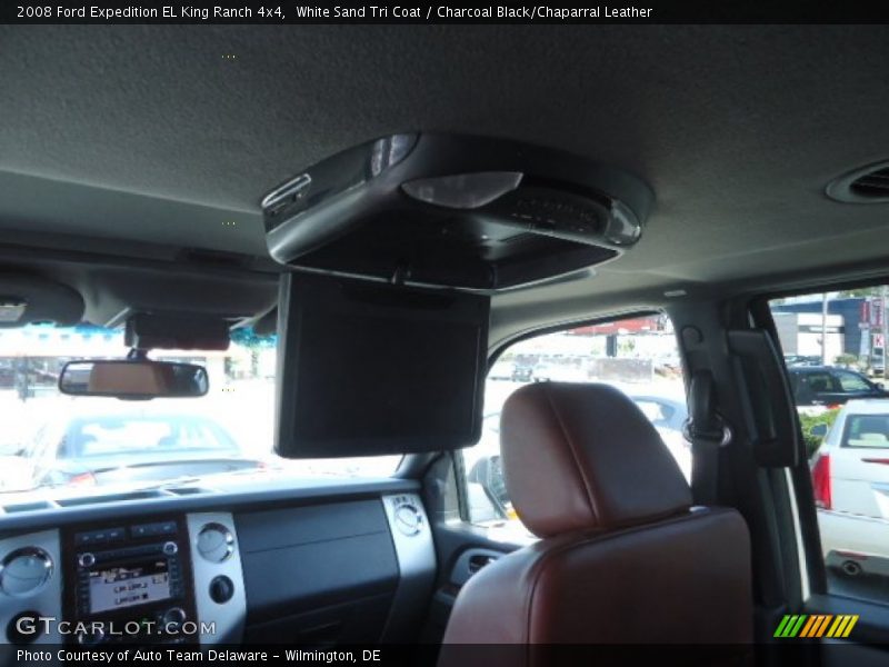 White Sand Tri Coat / Charcoal Black/Chaparral Leather 2008 Ford Expedition EL King Ranch 4x4