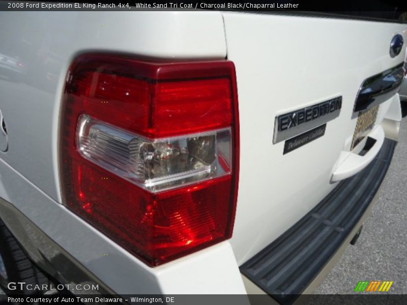 White Sand Tri Coat / Charcoal Black/Chaparral Leather 2008 Ford Expedition EL King Ranch 4x4
