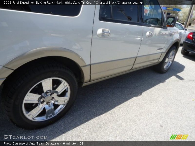 White Sand Tri Coat / Charcoal Black/Chaparral Leather 2008 Ford Expedition EL King Ranch 4x4