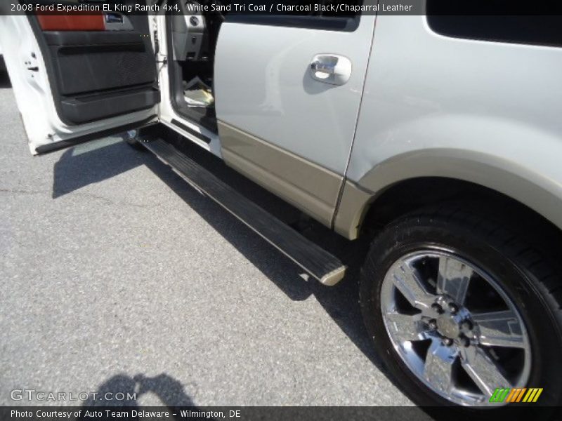 White Sand Tri Coat / Charcoal Black/Chaparral Leather 2008 Ford Expedition EL King Ranch 4x4