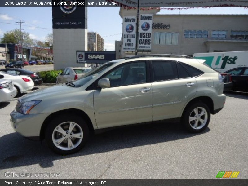 Bamboo Pearl / Light Gray 2008 Lexus RX 400h AWD Hybrid