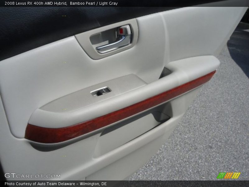 Bamboo Pearl / Light Gray 2008 Lexus RX 400h AWD Hybrid