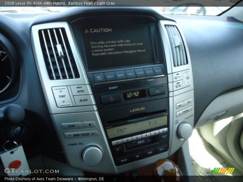 Bamboo Pearl / Light Gray 2008 Lexus RX 400h AWD Hybrid