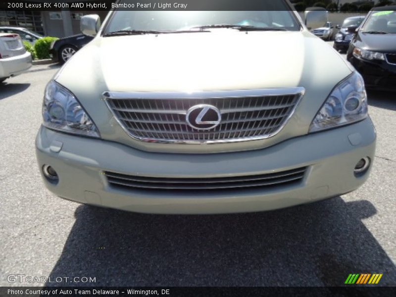 Bamboo Pearl / Light Gray 2008 Lexus RX 400h AWD Hybrid