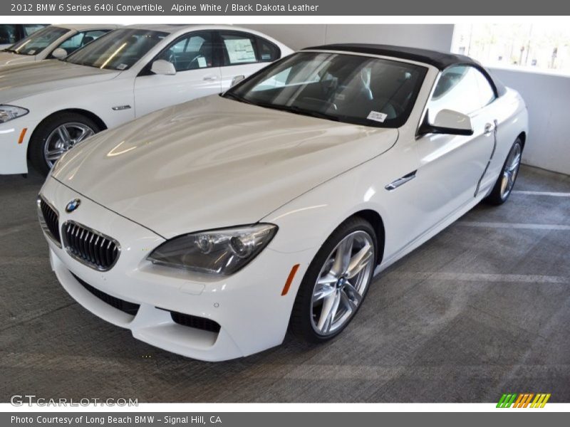 Front 3/4 View of 2012 6 Series 640i Convertible