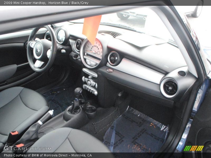 Horizon Blue / Black/Grey 2009 Mini Cooper Hardtop
