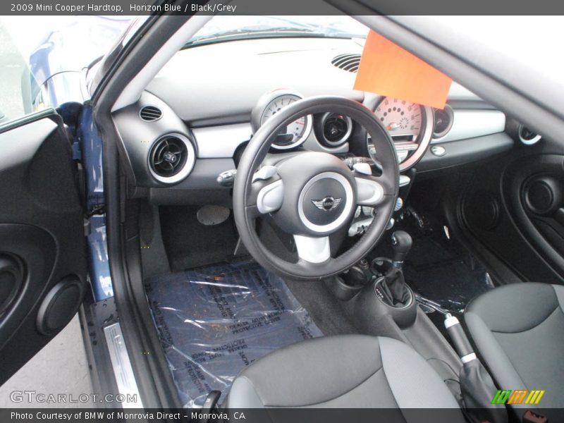 Horizon Blue / Black/Grey 2009 Mini Cooper Hardtop