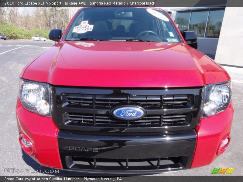  2010 Escape XLT V6 Sport Package 4WD Sangria Red Metallic