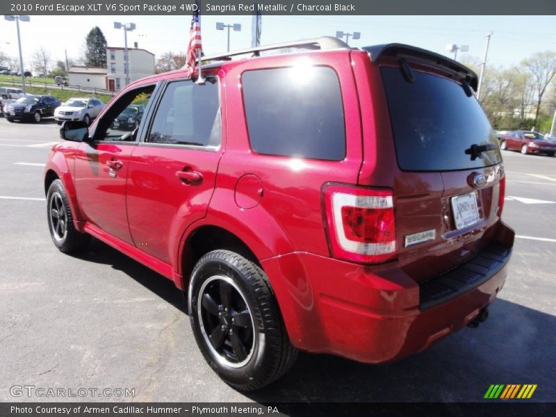  2010 Escape XLT V6 Sport Package 4WD Sangria Red Metallic