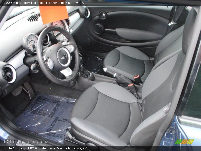 Horizon Blue / Black/Grey 2009 Mini Cooper Hardtop