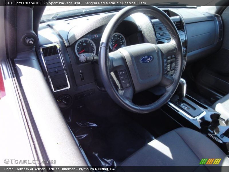 Sangria Red Metallic / Charcoal Black 2010 Ford Escape XLT V6 Sport Package 4WD