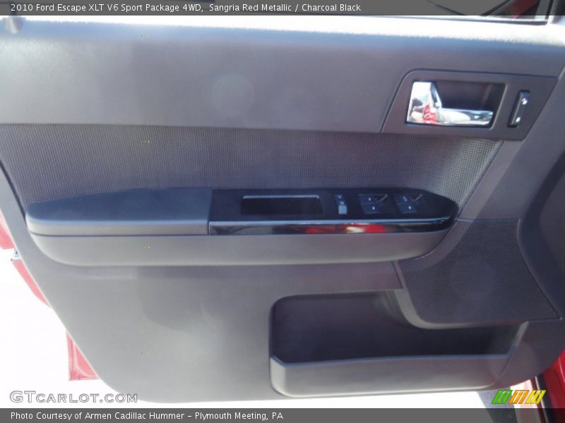 Sangria Red Metallic / Charcoal Black 2010 Ford Escape XLT V6 Sport Package 4WD
