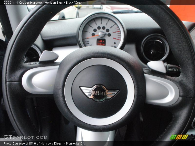 Horizon Blue / Black/Grey 2009 Mini Cooper Hardtop