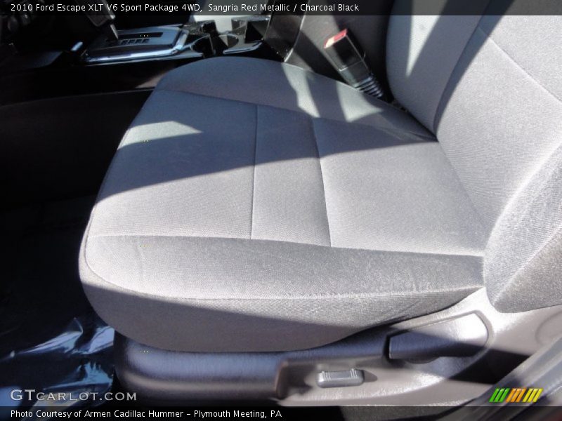 Sangria Red Metallic / Charcoal Black 2010 Ford Escape XLT V6 Sport Package 4WD