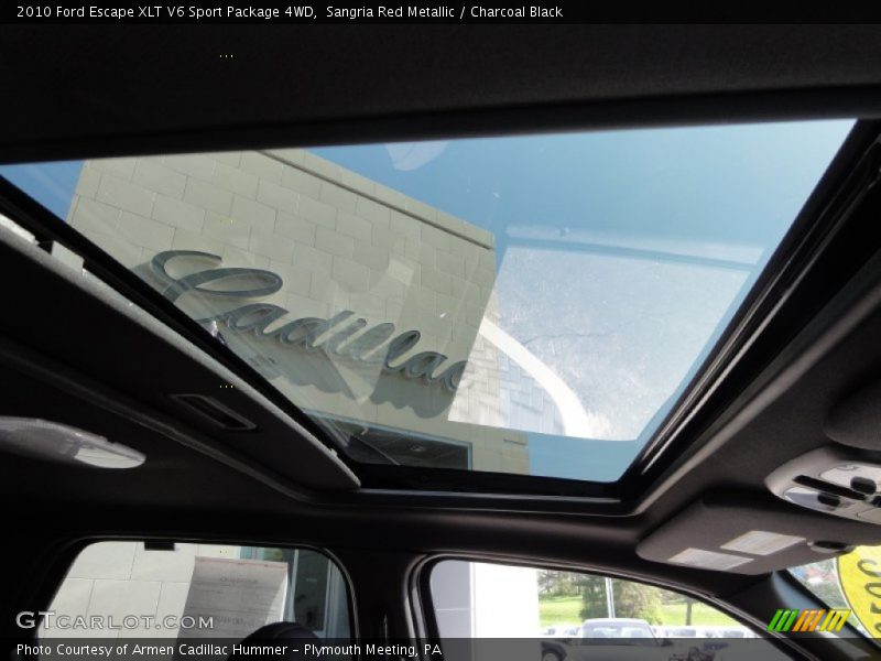 Sangria Red Metallic / Charcoal Black 2010 Ford Escape XLT V6 Sport Package 4WD
