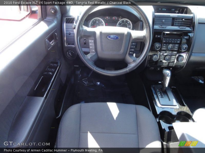Sangria Red Metallic / Charcoal Black 2010 Ford Escape XLT V6 Sport Package 4WD