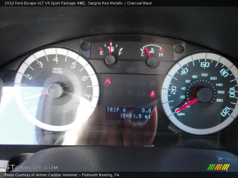  2010 Escape XLT V6 Sport Package 4WD XLT V6 Sport Package 4WD Gauges