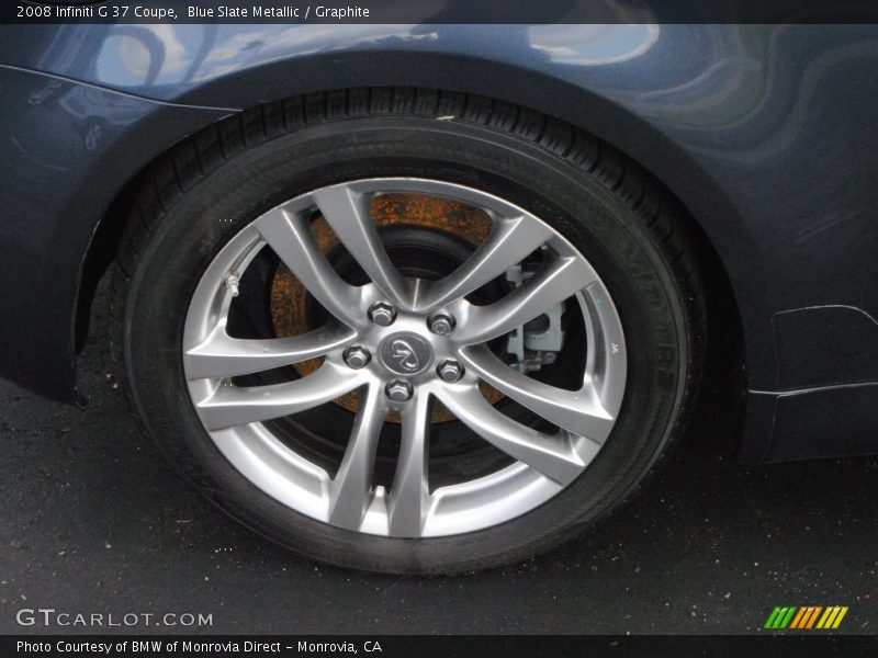 Blue Slate Metallic / Graphite 2008 Infiniti G 37 Coupe