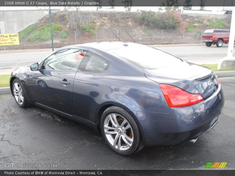 Blue Slate Metallic / Graphite 2008 Infiniti G 37 Coupe