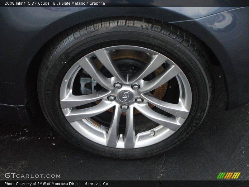 Blue Slate Metallic / Graphite 2008 Infiniti G 37 Coupe