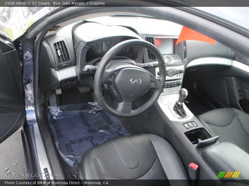 Blue Slate Metallic / Graphite 2008 Infiniti G 37 Coupe