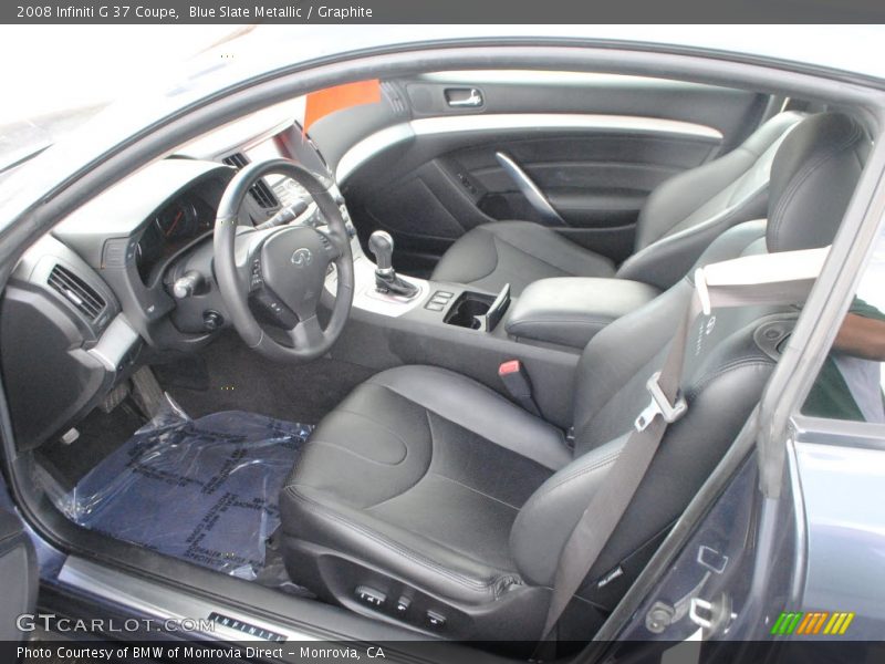 Blue Slate Metallic / Graphite 2008 Infiniti G 37 Coupe