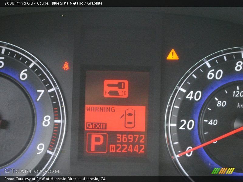 Blue Slate Metallic / Graphite 2008 Infiniti G 37 Coupe