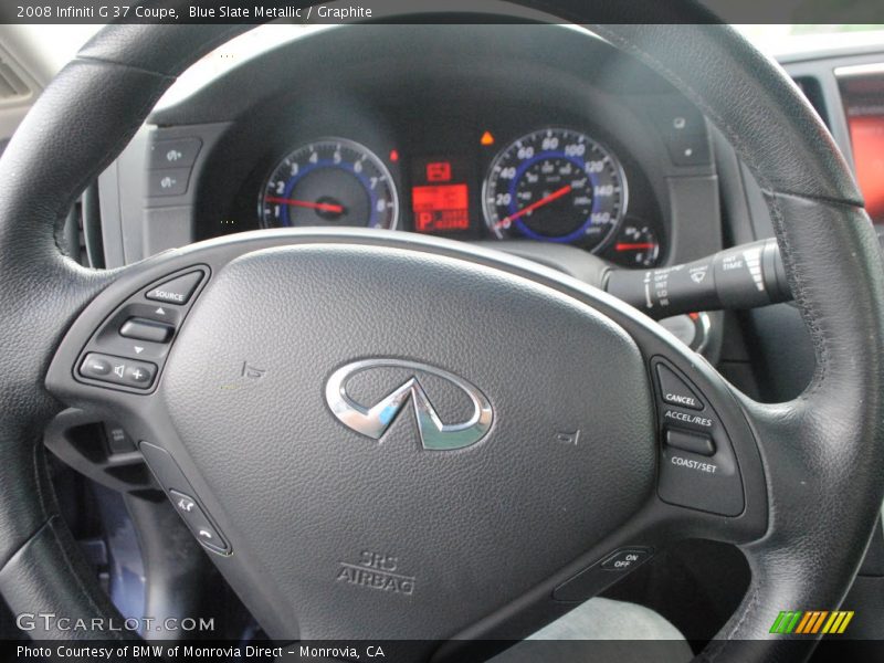 Blue Slate Metallic / Graphite 2008 Infiniti G 37 Coupe