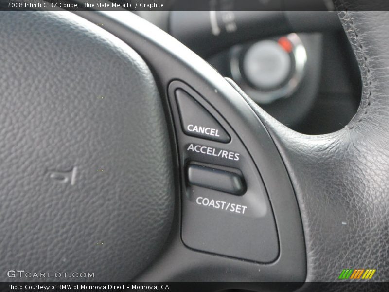 Blue Slate Metallic / Graphite 2008 Infiniti G 37 Coupe