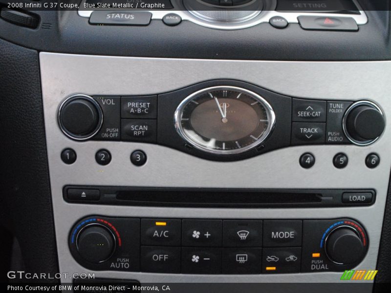 Blue Slate Metallic / Graphite 2008 Infiniti G 37 Coupe