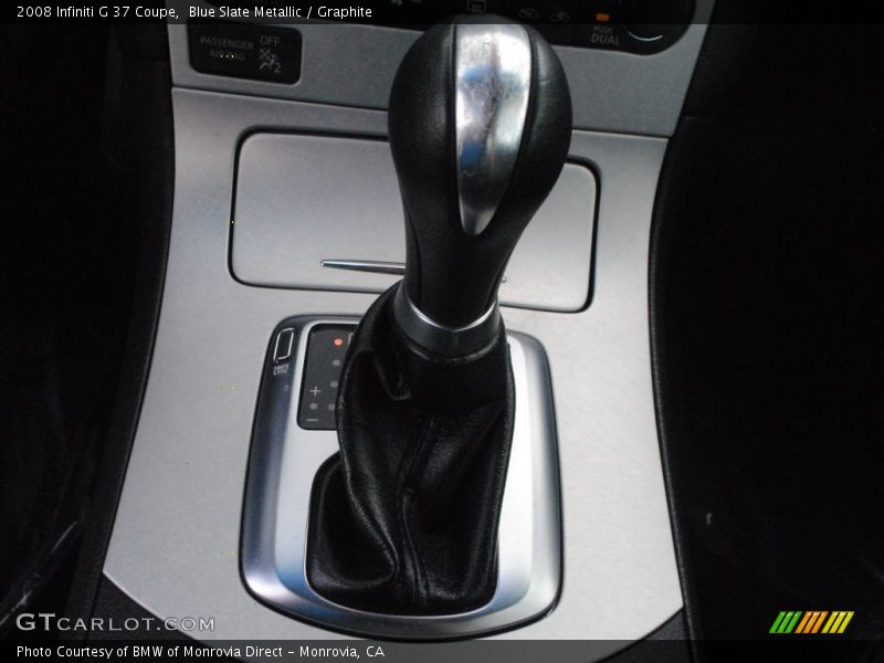 Blue Slate Metallic / Graphite 2008 Infiniti G 37 Coupe