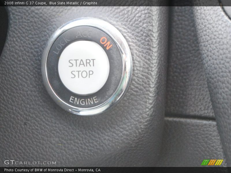 Blue Slate Metallic / Graphite 2008 Infiniti G 37 Coupe