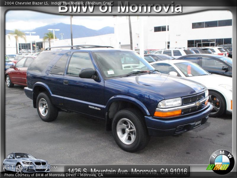 Indigo Blue Metallic / Medium Gray 2004 Chevrolet Blazer LS