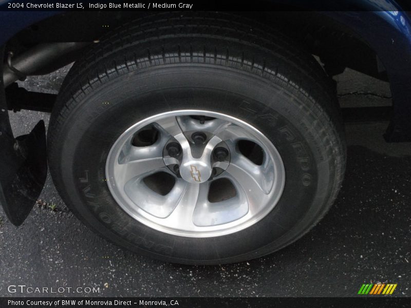 Indigo Blue Metallic / Medium Gray 2004 Chevrolet Blazer LS
