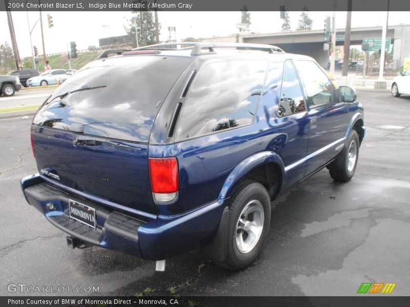 Indigo Blue Metallic / Medium Gray 2004 Chevrolet Blazer LS