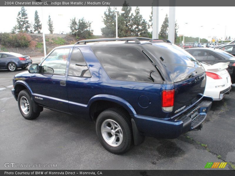 Indigo Blue Metallic / Medium Gray 2004 Chevrolet Blazer LS