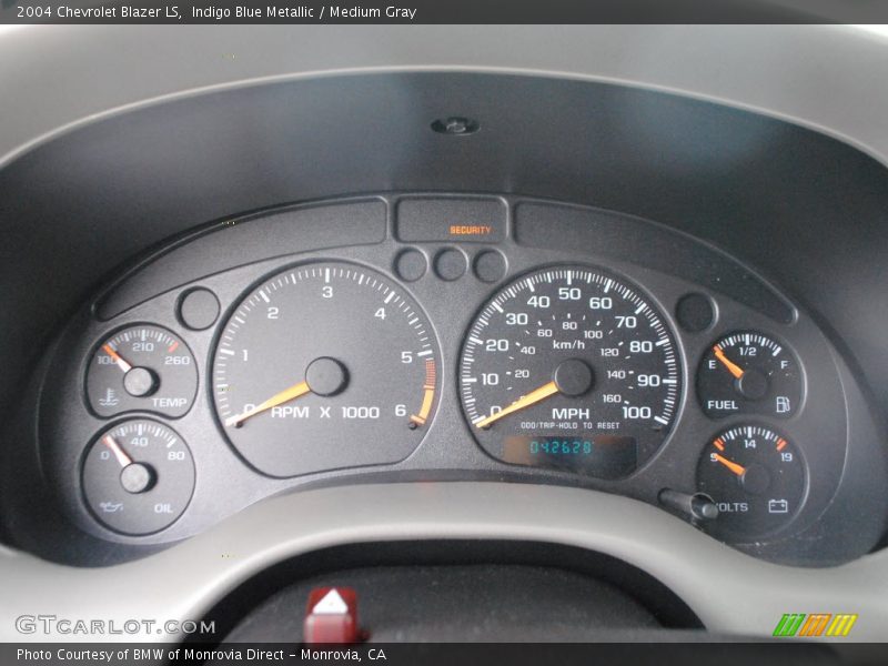  2004 Blazer LS LS Gauges