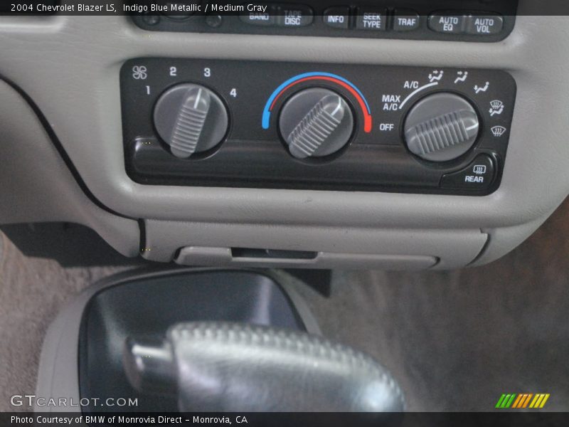 Controls of 2004 Blazer LS