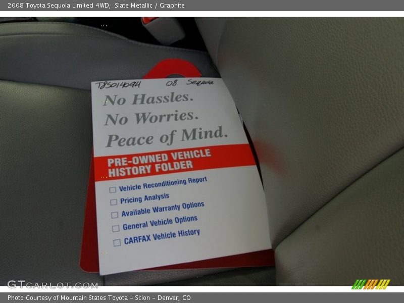 Slate Metallic / Graphite 2008 Toyota Sequoia Limited 4WD