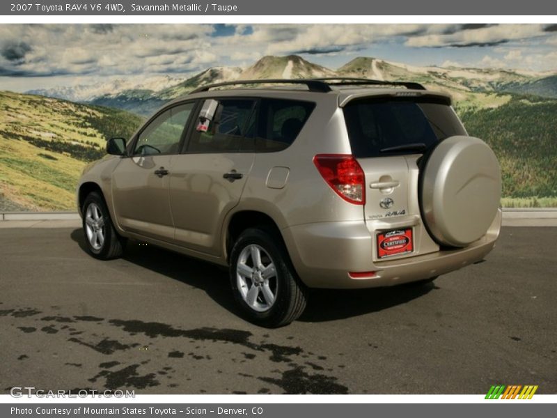 Savannah Metallic / Taupe 2007 Toyota RAV4 V6 4WD
