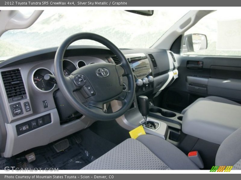Silver Sky Metallic / Graphite 2012 Toyota Tundra SR5 CrewMax 4x4