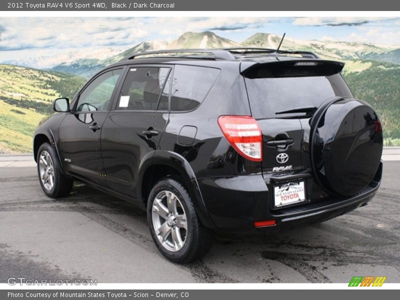 Black / Dark Charcoal 2012 Toyota RAV4 V6 Sport 4WD