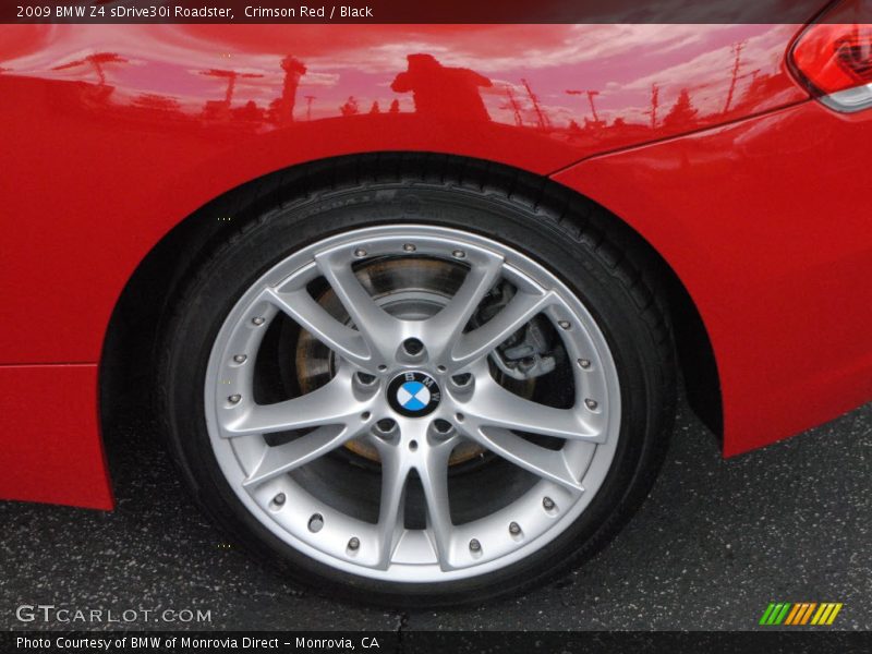 Crimson Red / Black 2009 BMW Z4 sDrive30i Roadster
