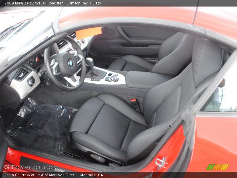 Crimson Red / Black 2009 BMW Z4 sDrive30i Roadster