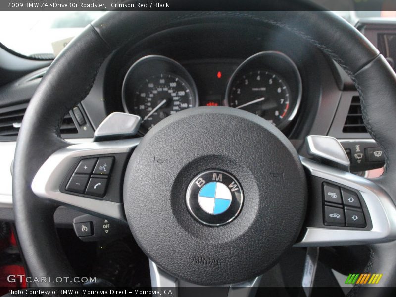 Crimson Red / Black 2009 BMW Z4 sDrive30i Roadster